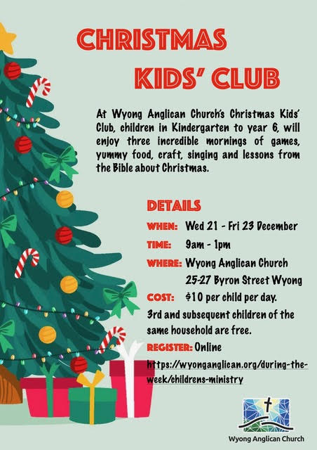 Wyong Anglican Christmas Kids' Club